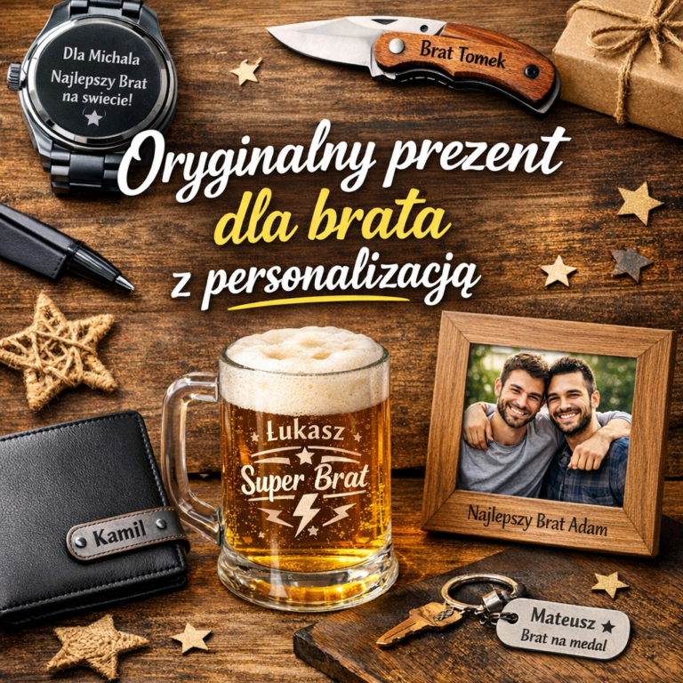 oryginalny prezent dla brata z personalizacją