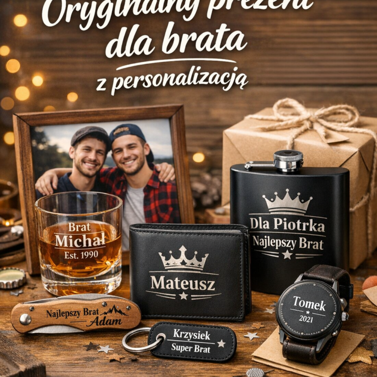 oryginalny prezent dla brata z personalizacją