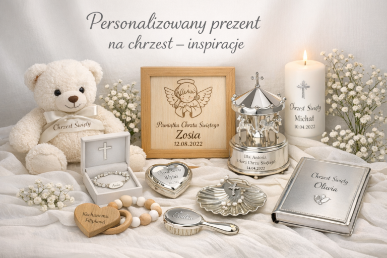 personalizowany prezent na chrzest
