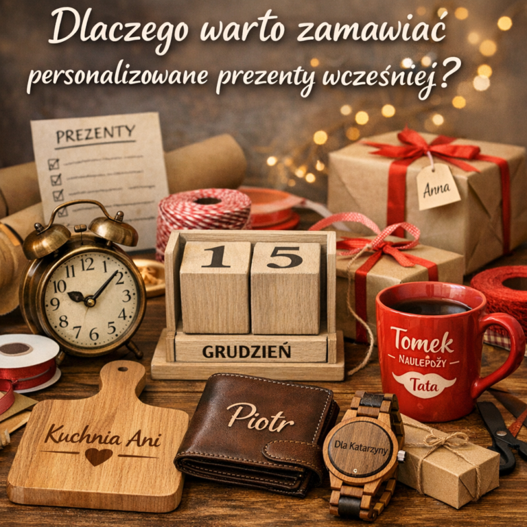 personalizowane prezenty wcześniej