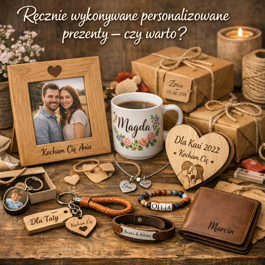 ręcznie wykonywane personalizowane prezenty