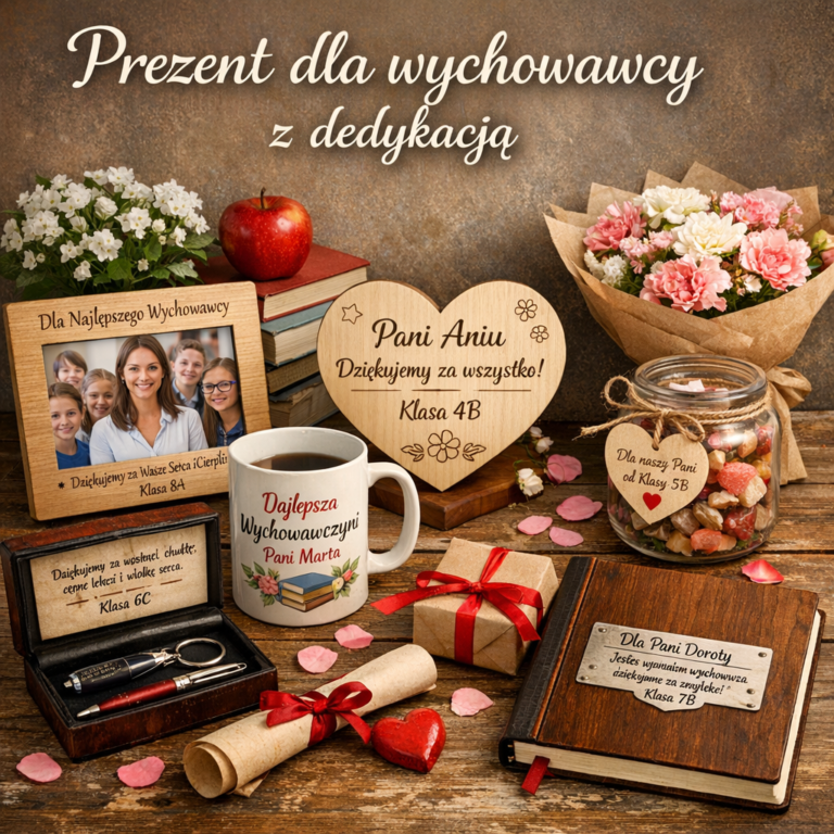 prezent dla wychowawcy z dedykacją