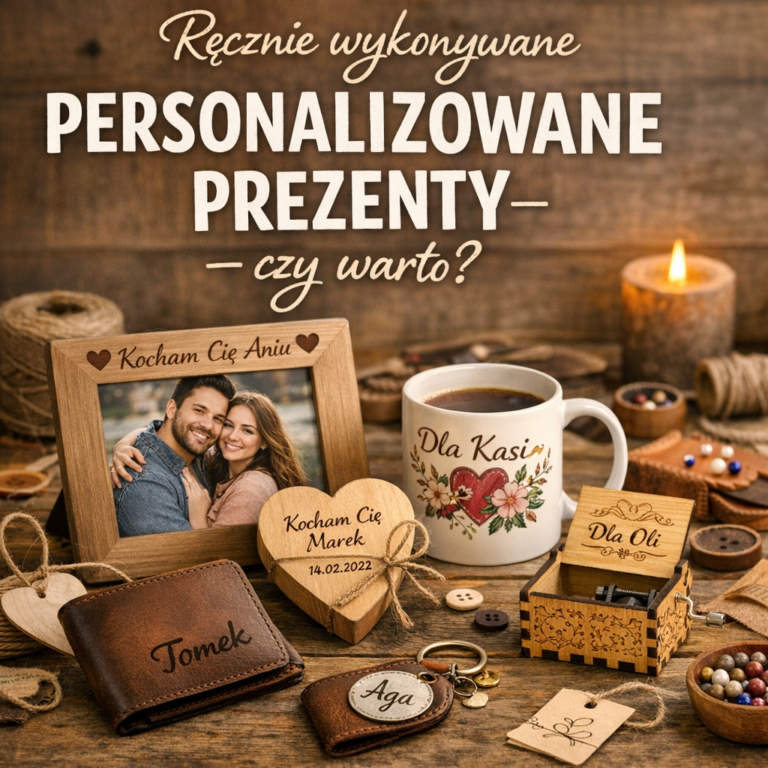 ręcznie wykonywane personalizowane prezenty